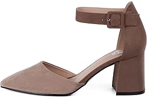 Rio Fiore Tacones de Mujer, Zapatos de tacón con Tiras, Negro/Azul/Beige/Blanco/Verde/Rojo/Fucsia/Violeta/Menta, Textil/Сuero sintético, 7 cm Tacón Bloque, Zapatos con Correa en el Tobillo, A0142