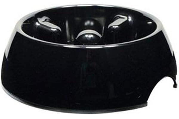 Dogit Gamelle Anti Etouffement Moyen Modèle 600 ml Noir