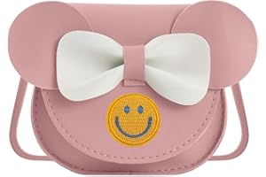VOLOGLE Borsetta Bambina Cuore, Borsa a Tracolla per Ragazze Principessa Borsa, alla Moda, Mini Piacevole Borse a Mano e a Spalla Piccola Ragazza Compleanno Natale Idea Regalo