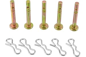 SBEITE Lot de 5 goupilles de cisaillement et goupilles pour souffleuse à neige MTD 738-04155 CUB & Troy-bilt Longueur 4,9 cm