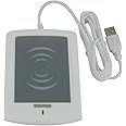PremiumAV USB Proximity Sensor Smart Card RFID Reader (White)