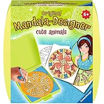 Ravensburger Mini Mandala-Designer Ocean - Kreativset Mit Schablonen & Stiften