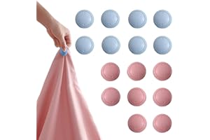 Vulevirtue 16 Stücke Bettdeckenbezug Clip Kunststoff Quilt Clips Bettbezug Halter für Bettdecke Kleidung Vorhang Steppbettdecke Einziehdecke Prevent Bunching Shifting Haushalts Anti Rutsch Gerät