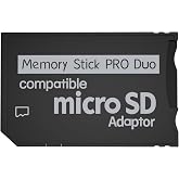 Techmi Memory Stick Pro Duo to Micro SD Kart Adapt&ouml;r &ndash; PSP 1000/2000/3000 Uyumlu &ndash; D&ouml;n&uuml;şt&uuml;r&uuml;c&uuml; Adapt&ouml;r