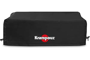 KRAMPOUZ Housse de Protection Extérieure pour Plancha Samba - Imperméable - Coupe Vent - Résistante aux Intempéries - Taille sur Mesure pour la Plancha Samba - Cordon de Serrage - Réf AHP4