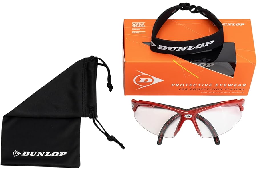 Dunlop Sports Unisex Eyewear Competition Goggles (pack of 1)
