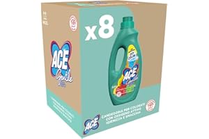 ACE Gentile Candeggina Delicata, Confezione da 8 Flaconi x 0,95 Litri