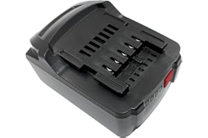 ZUIRUNDA Batería de ion de litio de 18 V 5 Ah para Metabo6.25457.00 6.25459 6.25468 6.25469.00 6.25499.00 6.25527 625341000 62534200 3000 625591000 625592000 625596000