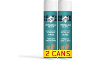 Scotchgard Spray Imperméabilisant Cuir, Daim et Nubuck, 2x400 ml - Idéal pour Proteger les Bottes, Chaussures, Manteaux, Vestes, Sacs, Gants, Chapeaux