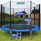 Trampolin Kindertrampolin Garten Set 426 cm + Netz Zubehör TÜV SÜD GS - 5