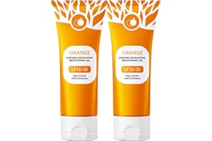 QIXFYZE Orange Exfoliating Gel Lf16-35, 2025 Sanftes und Dennoch Wirksames Peeling für Strahlende Haut, Reinigungs Peeling Gel mit Orangenenzym - Tiefenreinigung für Gesicht und Körper(2pack)