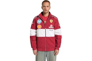 PUMA Scuderia Ferrari F1 2025 Team Vintage kurtka wyścigowa - czerwona