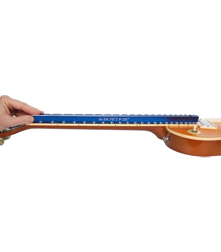 Lot De 6 Limes à Sillet Guitare Acoustique MusicNomad - Revêtement Diamant Pour Cordes Légères/moyennes - Boîtier Aluminium - 6