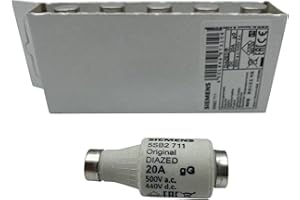 SIEMENS - 5 sztuk DIAZED wkładka bezpiecznikowa 500 V 20 A