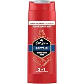 Old Spice Captain Erkek 3&rsquo;&uuml; 1 Arada Duş Jeli &amp; Şampuan 90 Mililitre