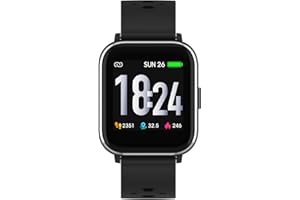 ‎DENVER Denver SW-162 Smartwatch, Schwarz, 1,4 Zoll