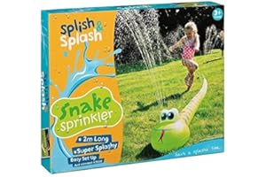 My Gift Direct Sprinkler Snake With Splish Splash, Great way to entertain kids, 2m Perfect Summer