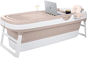 HELLO BATH HelloBath Bañera plegable para adultos, XXL, gris, Line, 158 x 60 x 53 cm, con cojín plegable, bathtub plegable, bañera plegable portátil para colocar en la ducha