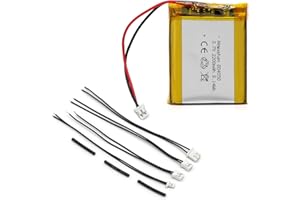 NEWASHAN 804050 Li-ION Lipo Batteria 2200mAh 3,7V per Nano VNA DIY GPS LED Auricolare Bluetooth Citofono MP3 MP4 MP5 GPS Mini DV Piccola Macchina Fotografica Videogiochi Batterie 4 JST Connettori