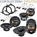 Chrysler 300M 1999-2004 Factory Speaker Replacement Harmony Upgrade Package New RS.25443.00