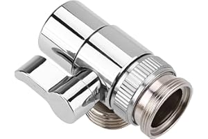 ZERODIS Rubinetto Deviatore Valvola, Rubinetto del Bagno Deviatore in Ottone Adattatore per Rubinetto Connettore del Rubinetto per Bagno di Casa Cucina Parte di ricambio valvola filtro rubinetto dell'acqua