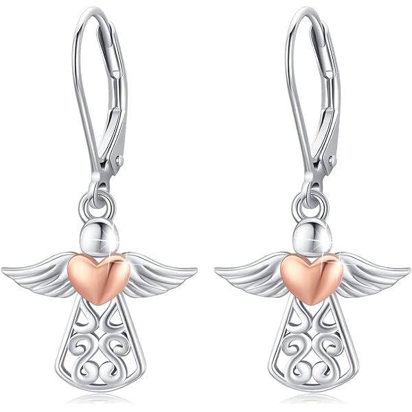 OHAYOO Collana con angelo custode, in argento Sterling 925, da donna
