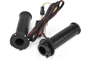 EBTOOLS Poignées de Guidon Chauffante de Motorcycle 7/8 "Poignées Chauffantes Moto 1 Paire 12V 22mm Moto Chauffage électrique Chaud poignées Chaudes Moto Guidon Chauffant Poignées de Guido