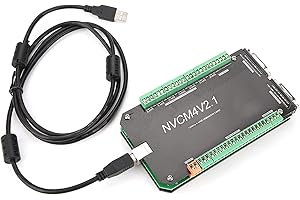 Shipenophy Controller CNC a 6 Assi NVCM Scheda di Interfaccia USB MACH3 Controller USB CNC per Motore Passo-Passo