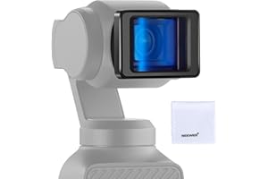 NEEWER LS-44 Magnetic 1.2X Anamorphic Lens Compatible with DJI Osmo Pocket 3, Blue Flare Widescreen Cinematic Effect, Multicoated Resin Lightweight ABS Accessories Precise Gimbal Calibration