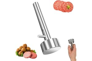 HUAMIRRA Porzionatore Di Falafel, Paletta Per Falafel a Polpetta, Stampo Falafel in Acciaio Inossidabile, Strumento Per Falafel Non Appiccicoso, Facile da Pulire, Adatto per Carni e Cucine Domestiche