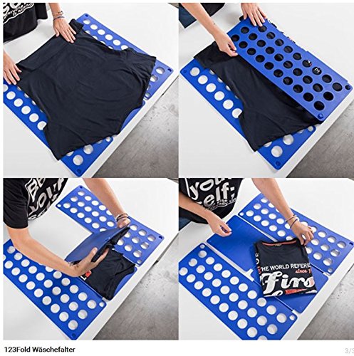123Fold - Doblador de ropa, colores surtidos
