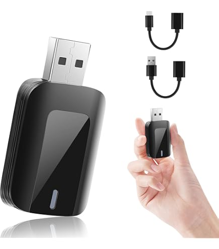 CarPlay Sans Fil& Android Auto Sans Fil Adaptateur, Car Play IOS