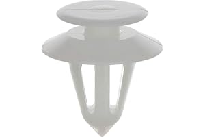 RESTAGRAF Agrafe de Panneau Garniture de Porte et Hayon pour Opel, 8 à 8.2mm Poinçon, Lot de 5, Blanc