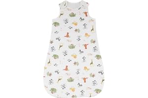 Ex UK Store Baby Sleeping Bag Character 1.5 Tog Wearable Blanket Sizes 0/6 6/12 12/18M Sleepsacks (Wild Safari 0-6M)