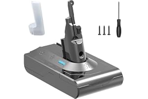 DTK Batteria per Dyson V8 SV10 21,6V 4500mAh Compatibile con Dyson V8 Fluffy Animal Absolute Motorhead Series Aspirapolvere