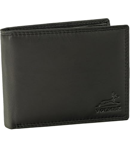 Bugatti Portafoglio Secure Slim Special Zip Mini Wallet Pelle Nero