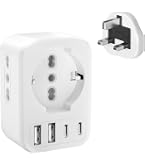 Caricatore Da Parete UK 3 Pin Con 1, 2 O 3 Porte USB - Ricarica Rapida Per Smartphone E Tablet