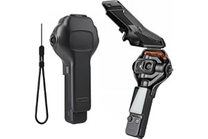 AMAZEAR Pocket 4P-fodral, skyddsfodral för DJI Osmo Pocket 4P tillbehör | 4P-fodral för Osmo Pocket 4 Pro tillbehör – hårt skal med mjukt foder, skyddar gimbal och display, kompakt, inkl. filterfack