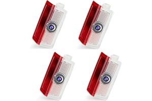 Gmili 4Pcs Luces LED de Bienvenida Compatible con Mercedes ABCE Class W176/ W177/ W246/ W205/ W212/ W213, GLA/GLB/GLC/GLE, Proyector de Luz para Puerta de Coche, Accesorios Proyector Puerta Coche