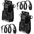 QINERSAW 2 Pcs Walkie Talkie Radio Holder Belt Holder Transceiver Case Protective Cover for Walkie Talkie Walkie Talkie Bag MSC-20C (14.7*5CM)