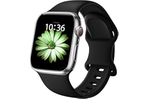 Higgs Silikonowy pasek do zegarka Apple Watch 40 mm, 41 mm, 38 mm, 44 mm, ultra 2, 49 mm, 45 mm, 42 mm, dla kobiet i mężczyzn, miękki silikonowy pasek sportowy do iWatch serii 9, SE (se 2), 8, 7, 6,