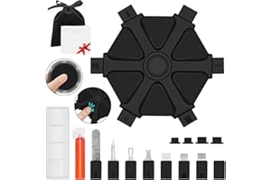 WALRFID Kit de Nettoyage pour Port de Charge Airpod iPhone, Airpods iPhone Cleaner Tool pour Chargeur Lightning Port, Kits de Nettoyage de réparation pour téléphones Haut-Parleur écouteurs iPad avec Mastic