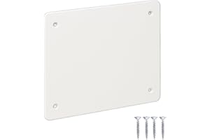 BRICOLEVA.IT Couvercle pour boîte de dérivation – couvercle de boîte électrique d'extérieur – couvre-tableau électrique – disponible en plusieurs dimensions (153 x 98 mm)