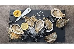 Saraoriginalshop Apriostriche Utensile per Frutti di Mare con lama in Acciaio Disponibilità in 2 Colori Grigio e Rosso (Bianco)