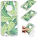 Produktbild Ooboom® Motorola Moto G5 Plus Hülle Transparent TPU Silikon Ultra Dünn Slim Durchsichtig Schutzhülle Handy Tasche Bumper Case Cover für Motorola Moto G5 Plus - Blätter