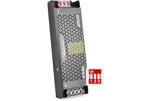 BRIMETI Transformateur LED 220V 24V 300W Alimentation Dimmable Basse Tension Driver 220V AC à 24V DC 12.5A Ultra Mince Convertisseur Transfo Constante Intérieur Transformateur pour LED Bande Lumineuse