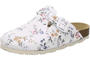 AFS-Schuhe 2900, Bequeme Damen Hausschuhe geschlossen, Clogs für Frauen aus Leder, Made in Germany