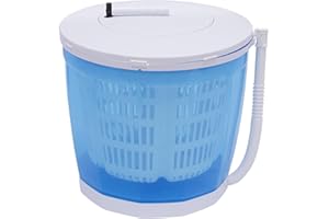 XIGNER Mini Wäscheschleuder ohne Strom Tragbare mit Schleuderfunktion Handwaschmaschine, für Babykleidung, Unterwäsche Travelling Camping 35 * 35 * 34cm(nur Dehydrierungsfunktion)