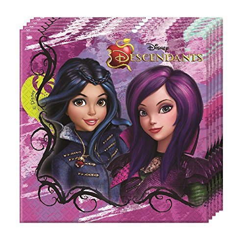 Preisvergleich Produktbild Servietten * Descendants * 20 Stück / 33 x 33 cm