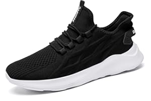 QIJGS Mens Trainers Running Walking Shoes Tennis Jogging Gym Fitness Sneakers